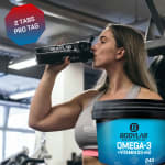 Omega-3 + D3 + K2 (omega-3 triglyceride + vitamins)  (240 softgel capsules)