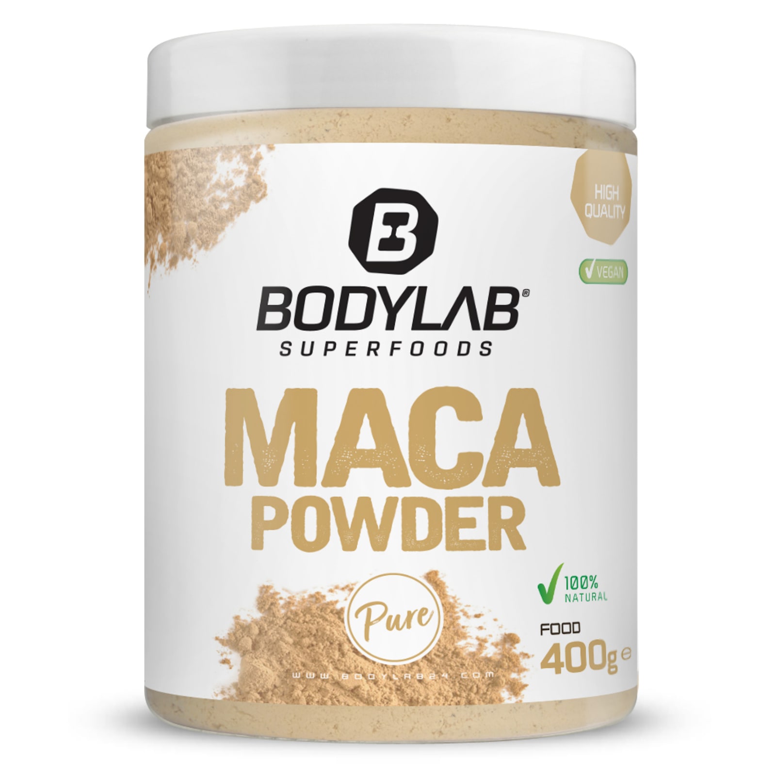 Maca Powder (400g) Bodylab24 kopen | Bodylab Shop