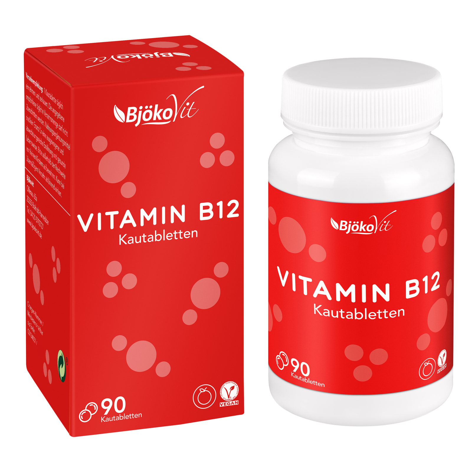 embargo jazz kunstmest Vitamine B12 with Orange Flavour (90 tabs) van BjökoVit kopen | Bodylab Shop