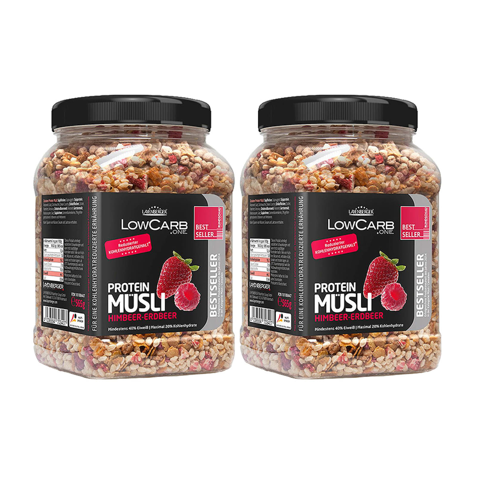 2 x LowCarb.one Protein Müsli (2x550g) von Layenberger kaufen | Bodylab24 Shop