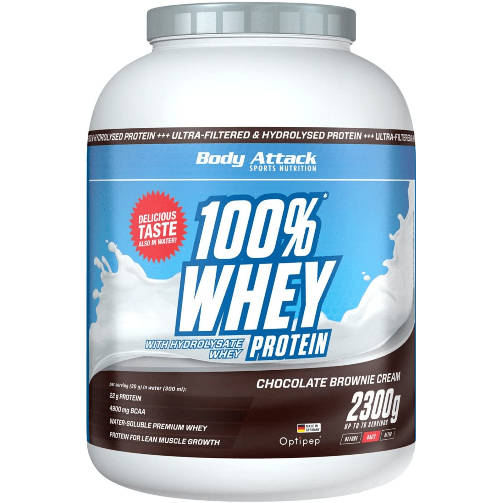 100% Whey Protein van Body kopen | Bodylab Shop