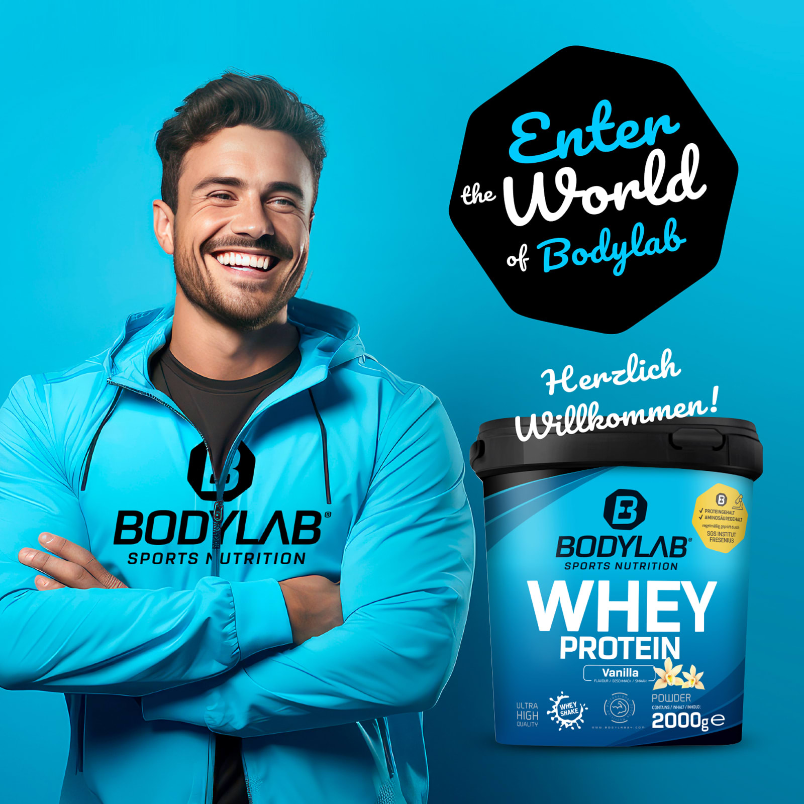 3 x Whey Protein (2000g) | Bodylab24 Shop