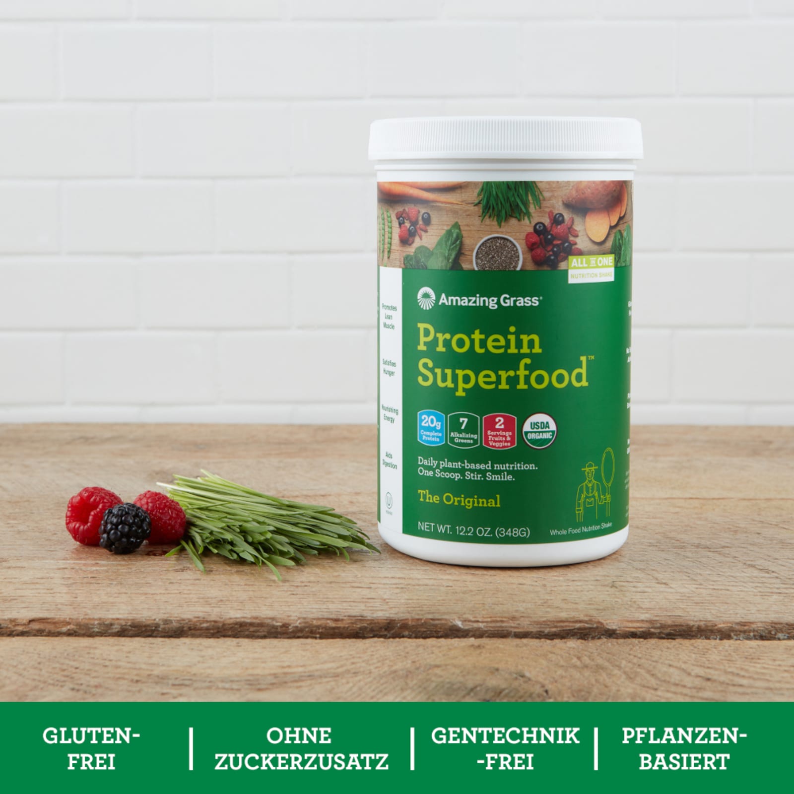 Imperialisme Op tijd band Protein Superfood Original (350g) van Amazing Grass kopen | Bodylab Shop