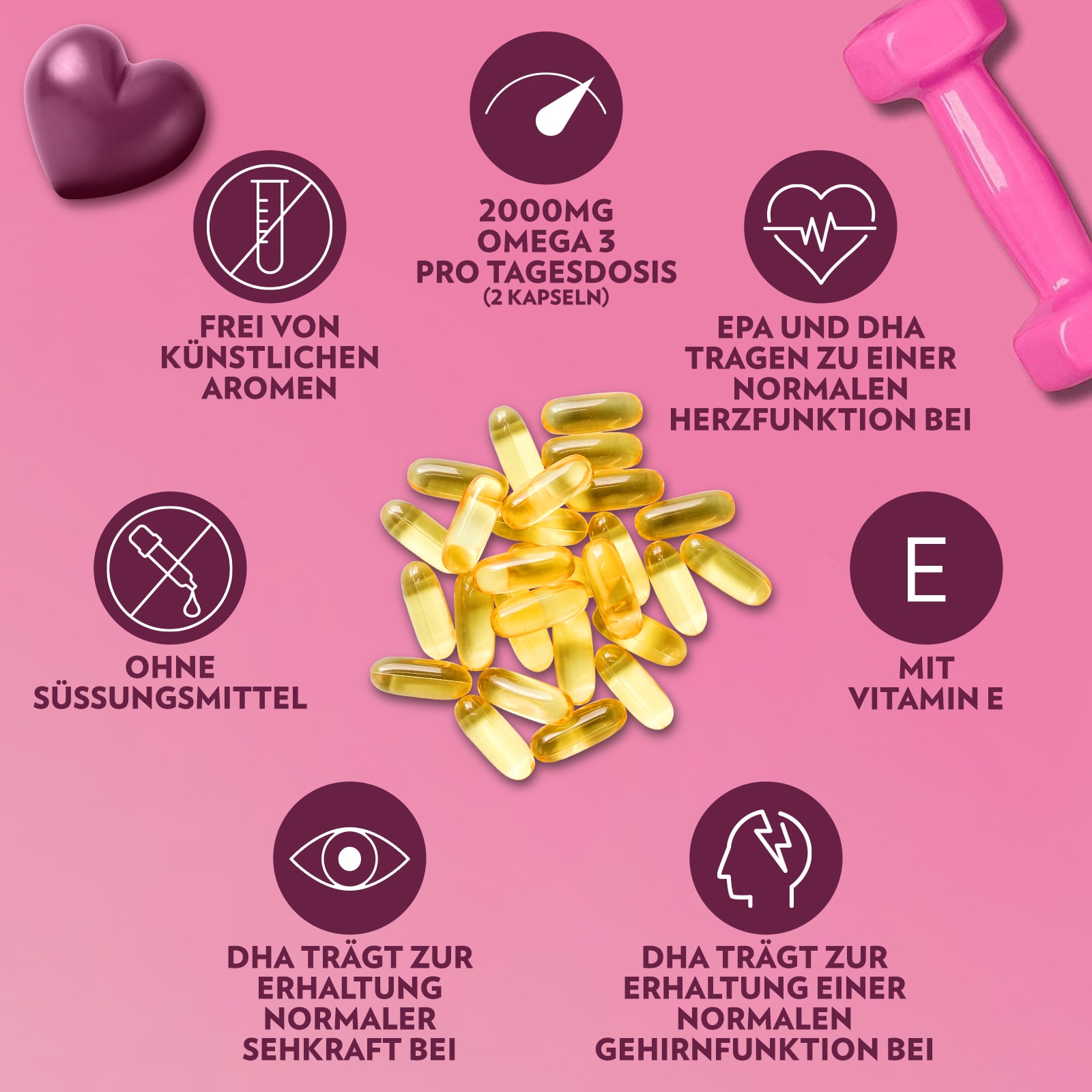 Omega-3 (90 Kapseln) van GYMQUEEN kopen