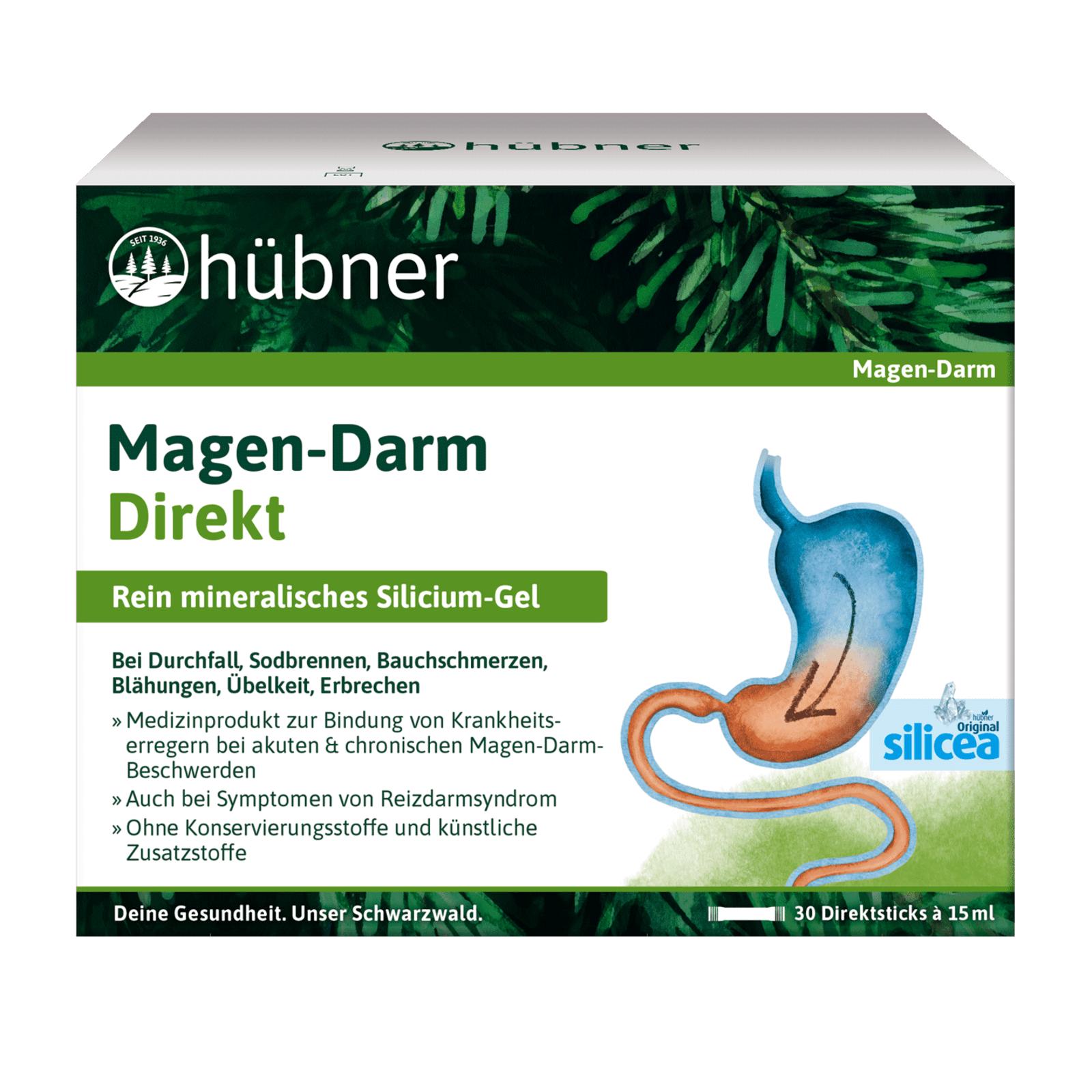 Silicea Magen Darm Direct (30x15ml) von Hübner