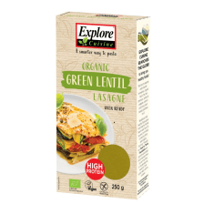 Lasagne aus grünen Linsen bio (250g)