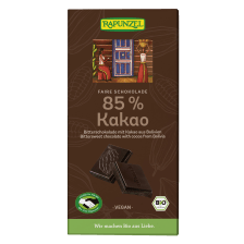 Bitterschokolade 85% Kakao bio (80g)