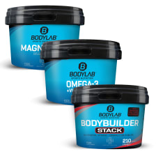 Bodybuilder Stack (210 Kapseln) + Omega 3 + D3 + K2 Extreme (120 Kapseln) + Magnesium Bisglycinate (120 Kapseln)