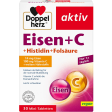 Eisen + C + Histidin + Folsäure (30 Tabletten)