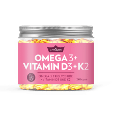 Omega 3 - Vitamin D3 + K2 (240 Kapseln)