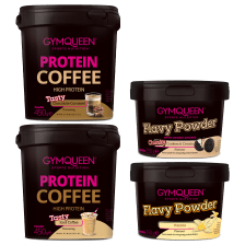 2 x Protein Coffee + 2x Flavy Powder 