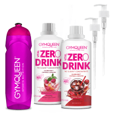 Zero Drink 2er Pack inkl. Dosierspender & Wasserflasche