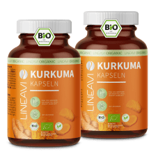 Doppelpack: LINEAVI Kurkuma Kapseln bio (2x180 Kapseln)