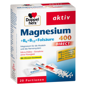 Magnesium 400 + B-Vitamine direct (20x1,2g)