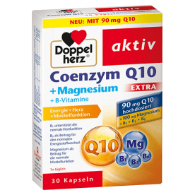 Coenzym Q10 Extra + Magnesium + B-Vitamine (30 Kapseln)