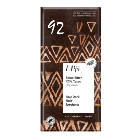 Cacao 92% Feine Bitter Schokolade Panama bio (80g)