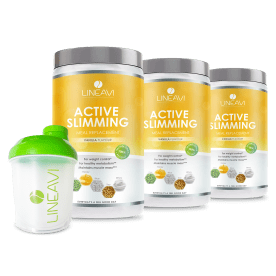 LINEAVI Active Food Diet Shake + Shaker - 3x500g - Vanilla