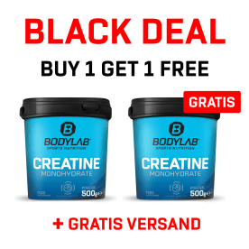 BLACK DEAL: 2voor1 Creatine Powder (500g)