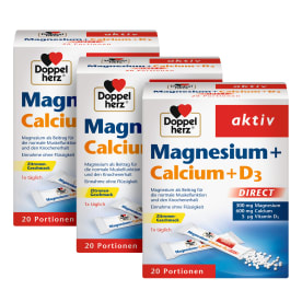Magnesium + Calcium + D3 Direct (3x20 Portionen)