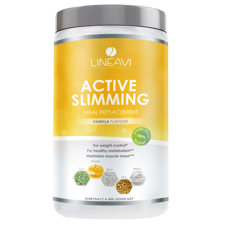 LINEAVI Active Food Diet Shake + Shaker - 3x500g - Vanilla