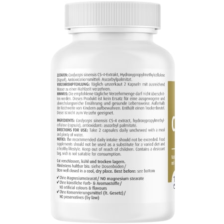 Cordyceps CS-4 Kapseln 500mg (120 Kapseln)