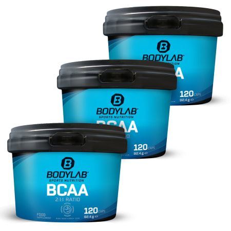 3 x Bodylab BCAA (je 120 Kapseln)