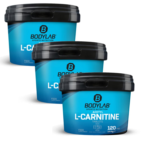 3 x Bodylab24 Acetyl L-Carnitine (je 120 Tabletten)
