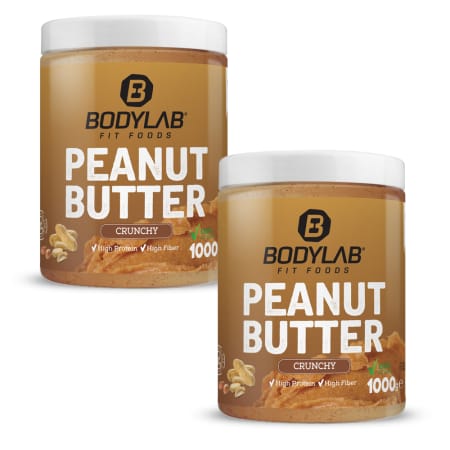 2 x 100% Peanut Butter 'crunchy' of 'smooth'