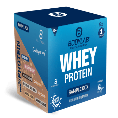 Whey Protein Probierboxen (8 Proben je 30g)