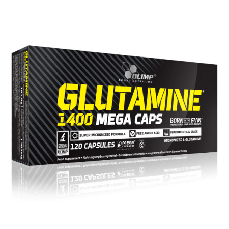 Glutamine Mega caps 1400 (120 caps)