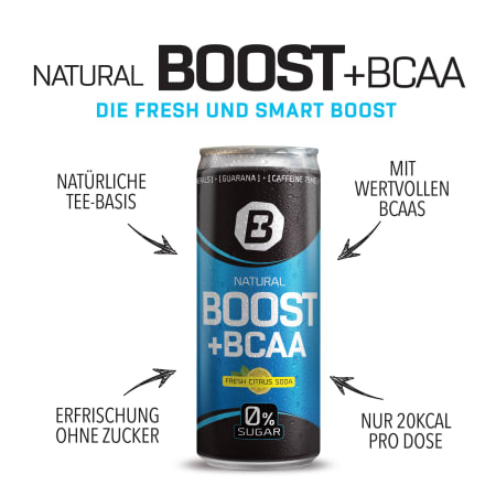 Natural Boost + BCAA (12x250ml)