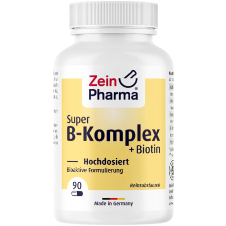 Super B-Komplex + Biotin (90 Kapseln)
