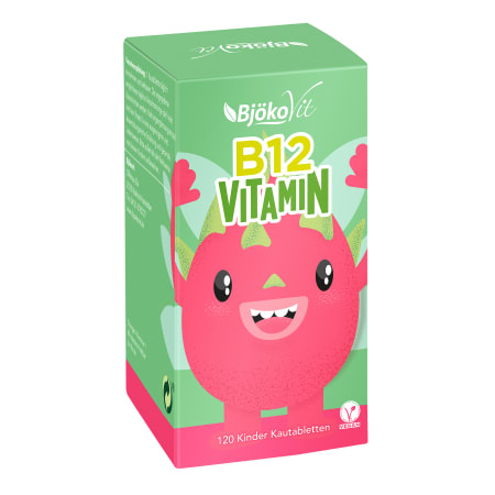 Vitamin B12 für Kinder mit Drachenfruchtgeschmack (120 Kautabletten)