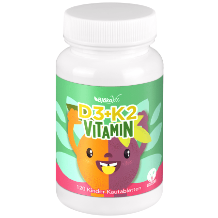 Vitamin D3 + K2 Kids vegan (120 Kautabletten) 