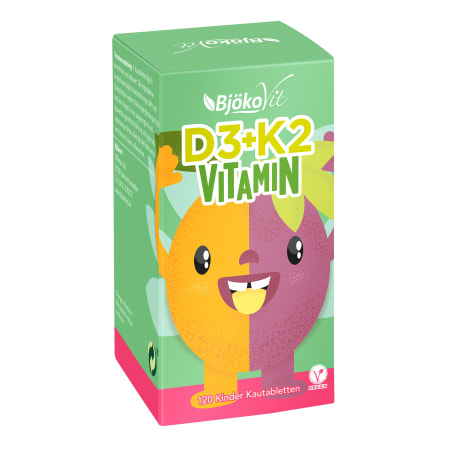 Vitamin D3 + K2 Kids vegan (120 chewtablets) 