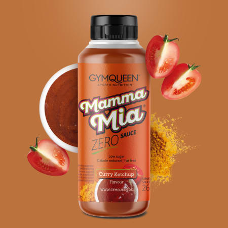 GYMQUEEN Mamma Mia Zero Saucen - 265ml - Curry Ketchup