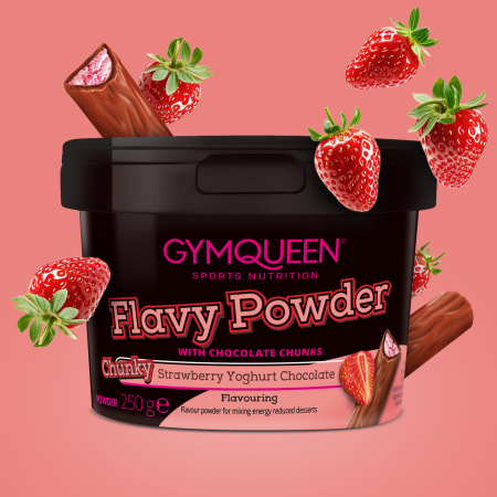 Flavy Powder - 250g -  Chunky Strawberry Yogurt Choco