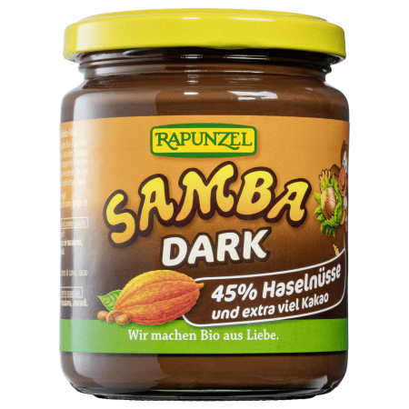 Samba Dark dark nut nougat cream bio (250g)