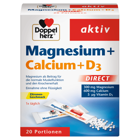 Magnesium + Calcium + D3 Direct (20 Portionen)