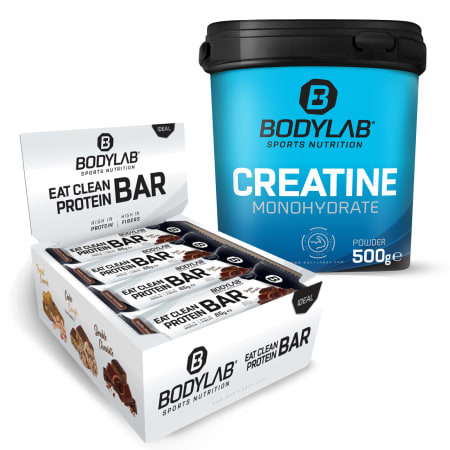 Eat Clean Protein Bar (12x65g) + Creatine Powder (500g)