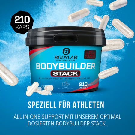 3 x Bodybuilder Stack (210 Kapseln)