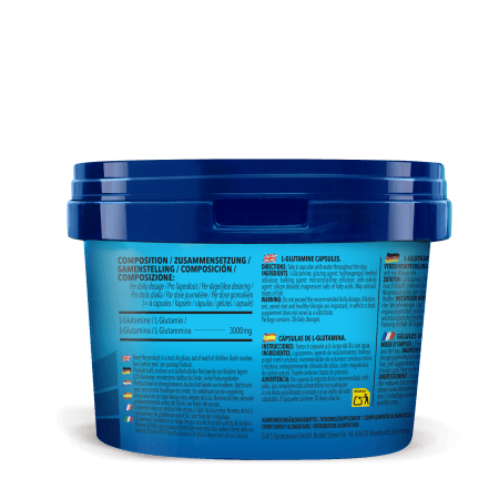3 x Bodylab L-Glutamin (elk 180 capsules)