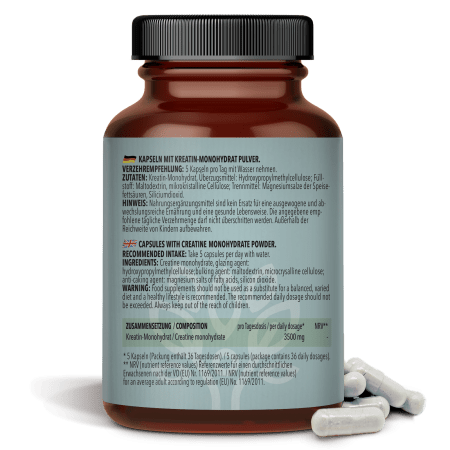Kreatin Monohydrat (180 Kapseln)