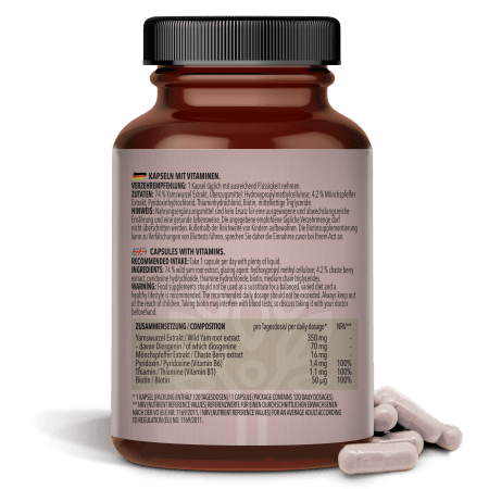 Mönchspfeffer + Yamswurzel (Monnikspeper + yamswortel) (120 capsules) 
