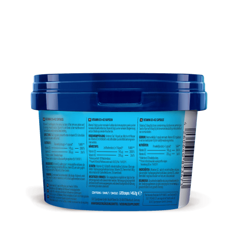 Vitamine D3 + K2 (120 capsules)