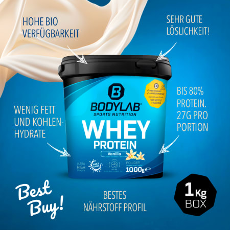 4 x 1000g Whey Protein