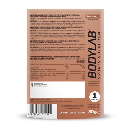 Whey Sachet - 30g - Hazelnoot