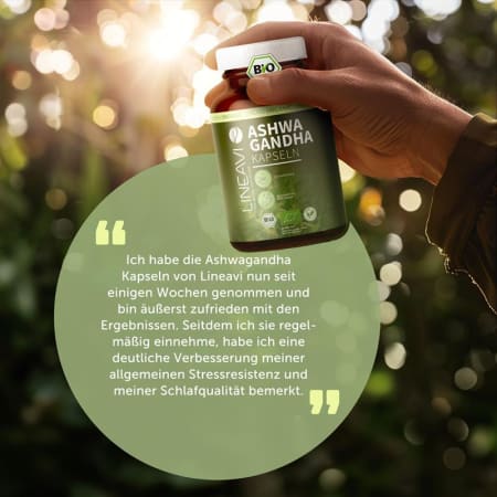 Doppelpack: LINEAVI Ashwagandha Kapseln bio (2x150 Kapseln)
