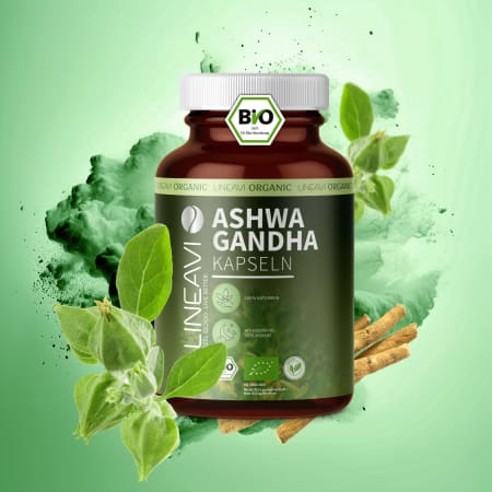 Doppelpack: LINEAVI Ashwagandha Kapseln bio (2x150 Kapseln)
