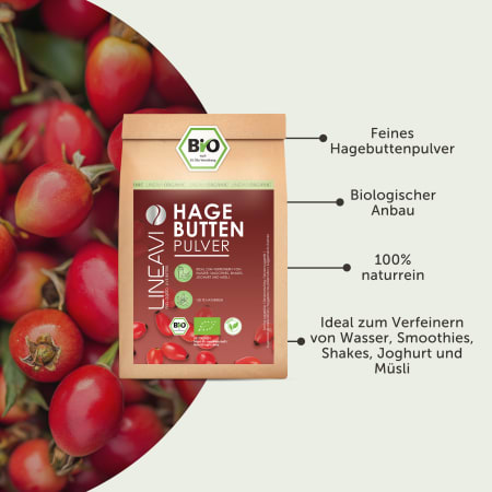 LINEAVI Hagebuttenpulver bio (1000g)